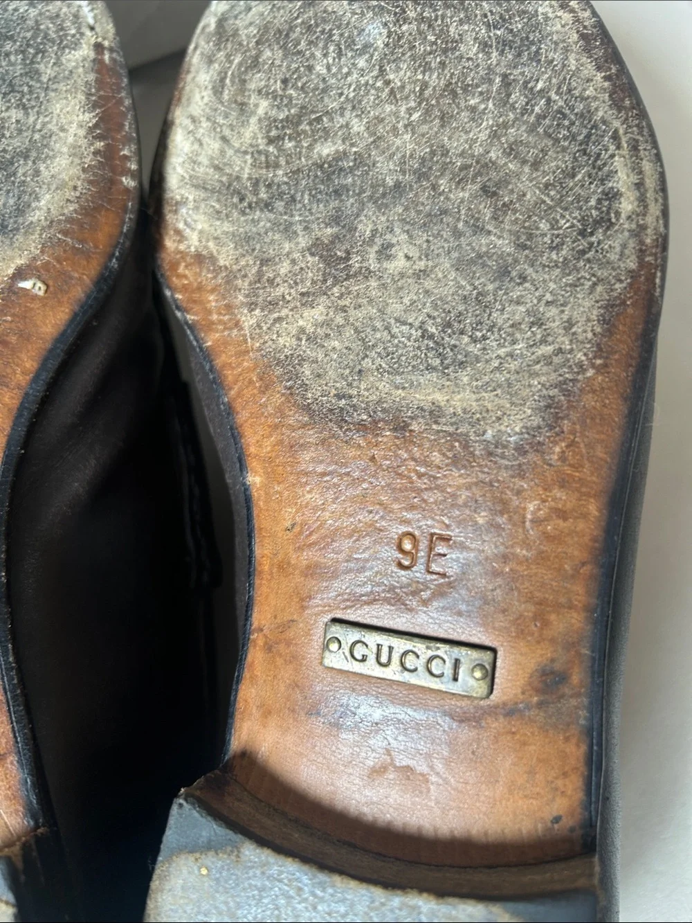 Gucci Dark Brown Leather Horsebit Loafers